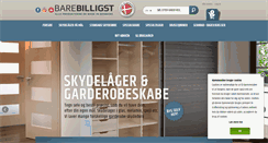 Desktop Screenshot of barebilligst.dk